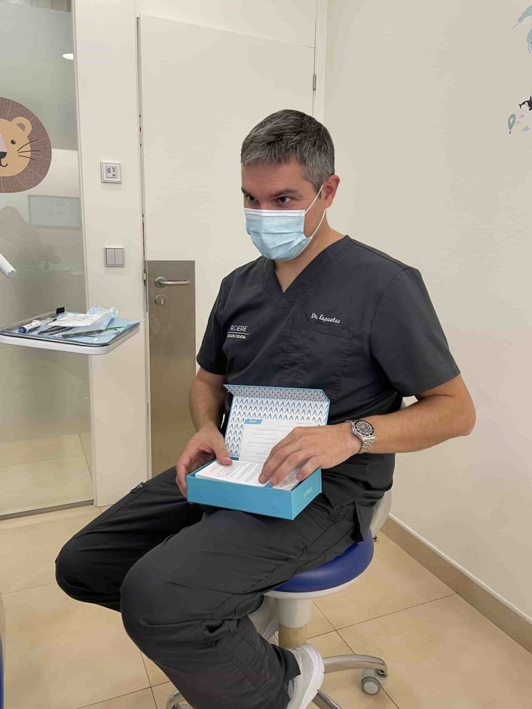 Dr. Santiago Espuelas working